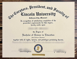 Get a Lincoln University fake diploma online.