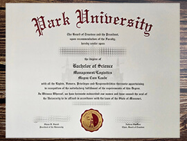 Purchase a Park University fake diploma online.