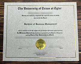 Purchase a University of Texas at Tyler fake diploma online.