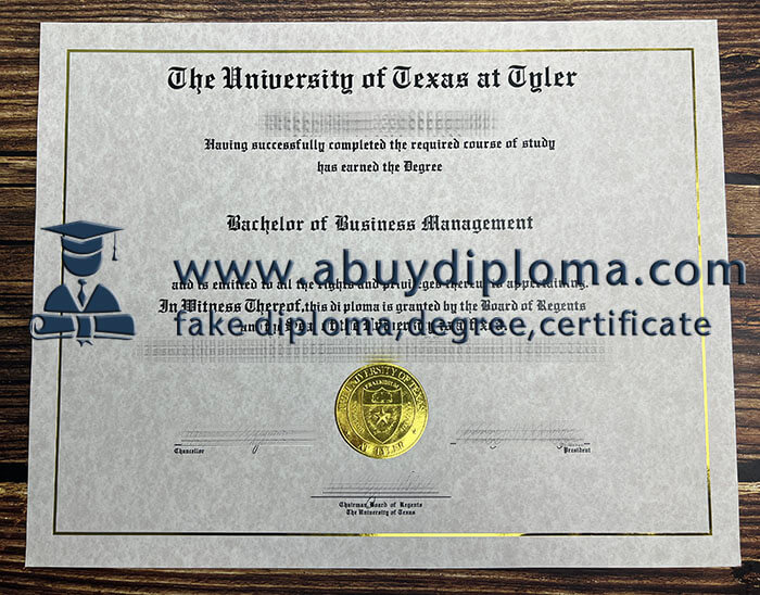 Get a University of Texas at Tyler fake diploma online.