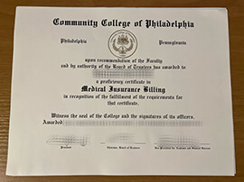 Get a Community College of Philadelphia fake diploma.