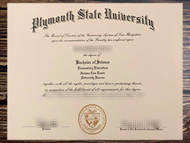 Purchase a Plymouth State University fake diploma.