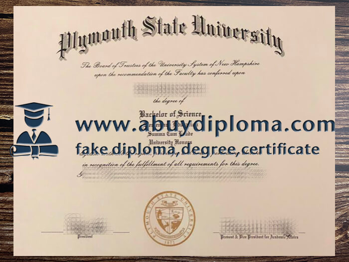 Get a Plymouth State University fake diploma, Fake PSU degree online.